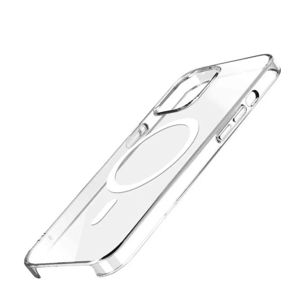 MagSafe Clear Case for iPhone 13 / 14 / 15 / 16 Series – Ultra-Transparent Anti-Yellowing Shock-Proof Cover - Image 5