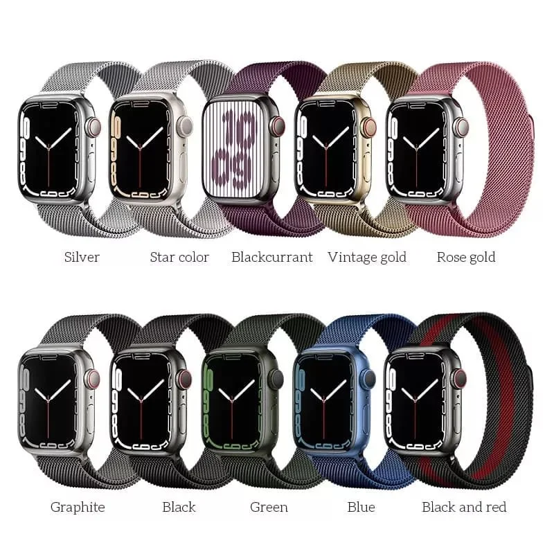 HOCO iWatch WA03 Simple beauty series milanese steel strap(38/40/41/42/44/45/49mm) - Image 12