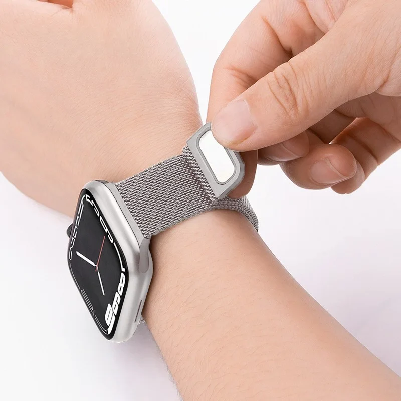 HOCO iWatch WA03 Simple beauty series milanese steel strap(38/40/41/42/44/45/49mm) - Image 17