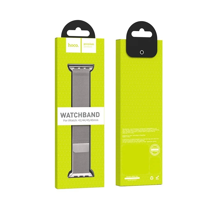 HOCO iWatch WA03 Simple beauty series milanese steel strap(38/40/41/42/44/45/49mm) - Image 18