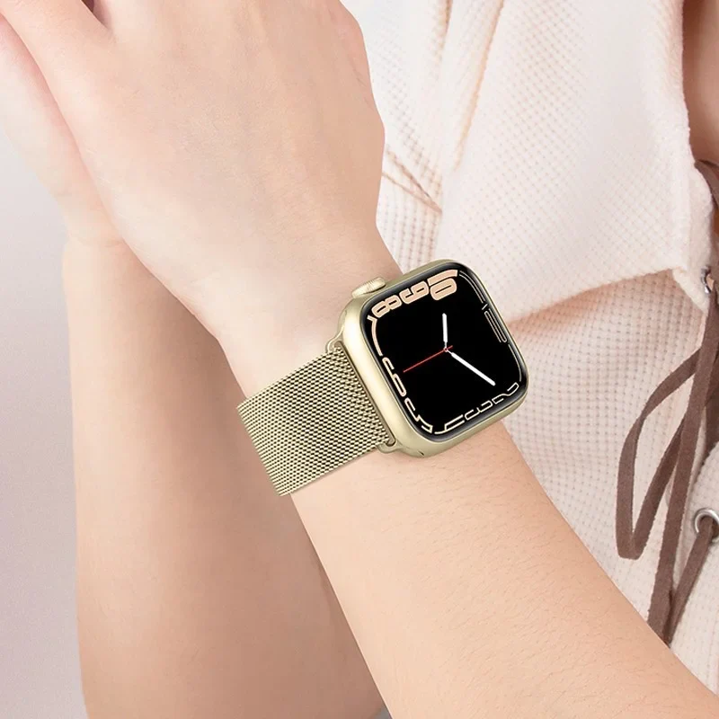 HOCO iWatch WA03 Simple beauty series milanese steel strap(38/40/41/42/44/45/49mm) - Image 21
