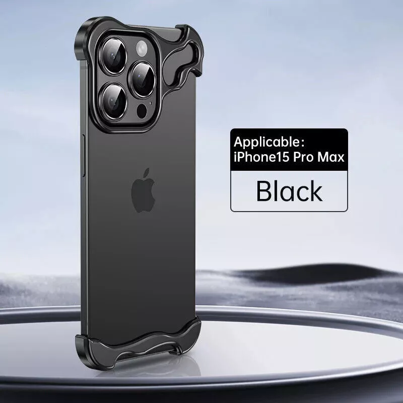 Luxury Aluminum Borderless Bumper Case with Camera Rings - Image 8