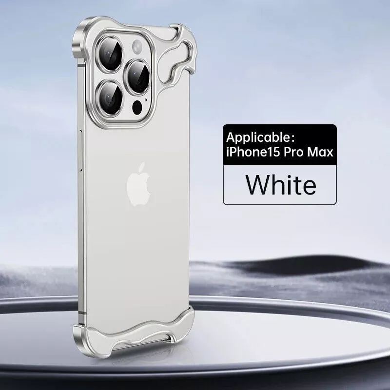 Luxury Aluminum Borderless Bumper Case with Camera Rings - Image 9