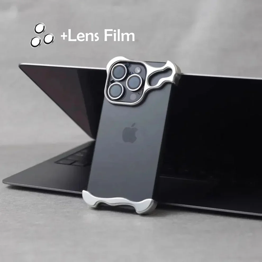 Luxury Aluminum Borderless Bumper Case with Camera Rings - Image 10
