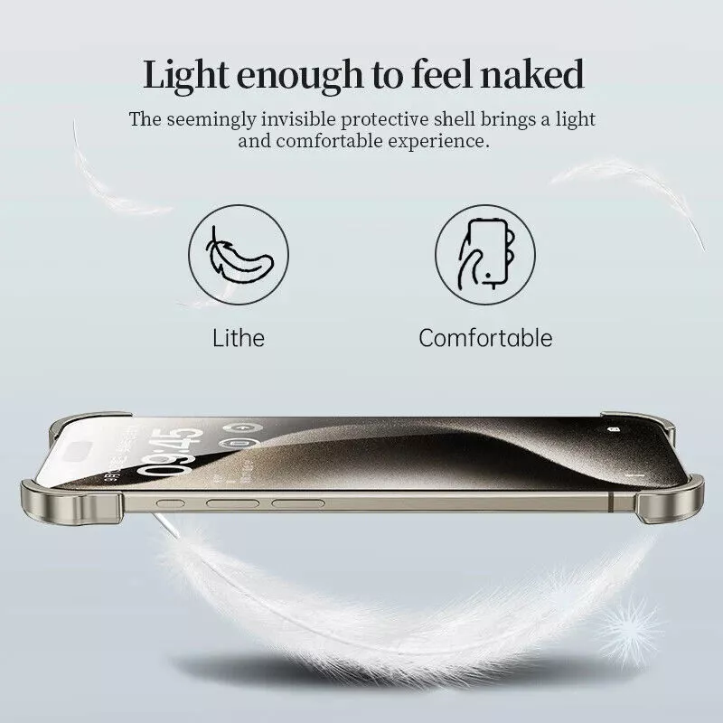 Luxury Aluminum Borderless Bumper Case with Camera Rings - Image 11