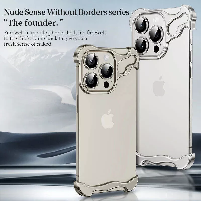 Luxury Aluminum Borderless Bumper Case with Camera Rings - Image 6