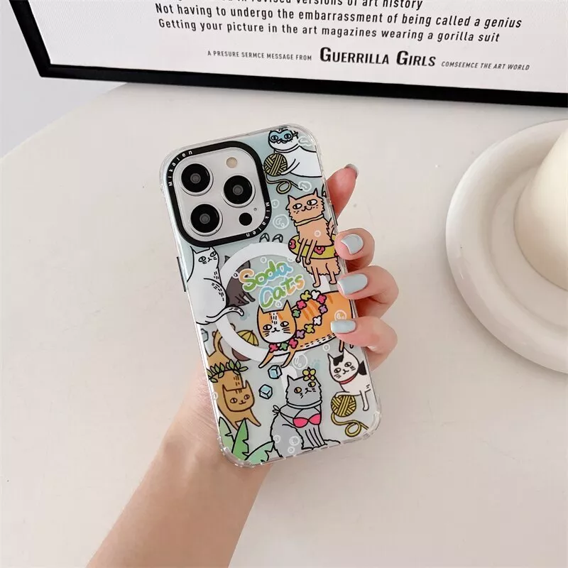 Mikalen Cute Animal Bayer TPU Material shockproof Magnetic Case for iPhone 15 Series - Image 10