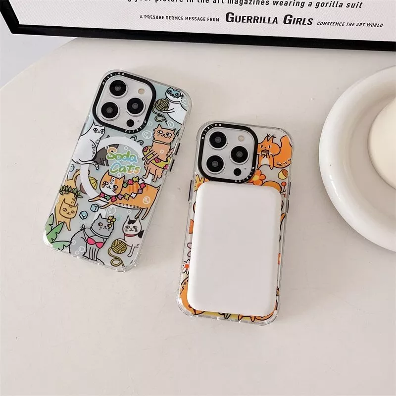 Mikalen Cute Animal Bayer TPU Material shockproof Magnetic Case for iPhone 15 Series - Image 12