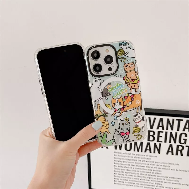 Mikalen Cute Animal Bayer TPU Material shockproof Magnetic Case for iPhone 15 Series - Image 7