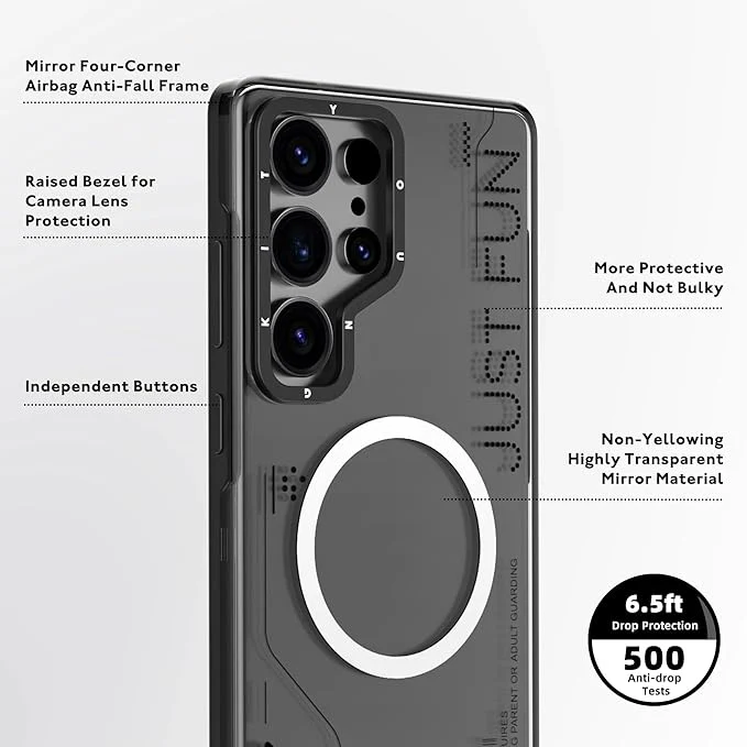 Youngkit “Just Fun” Samsung Galaxy S25 Ultra Case – Black & Desert - Image 3