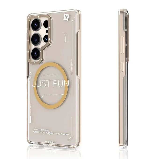 Youngkit “Just Fun” Samsung Galaxy S25 Ultra Case – Black & Desert - Image 4