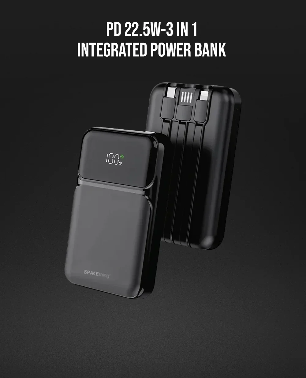 SPACEthing PD 22.5 3in1 Integrated Power Bank - Image 3