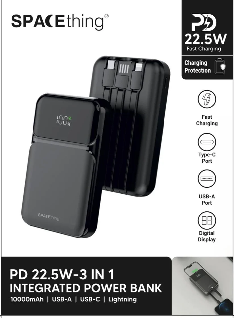 SPACEthing PD 22.5 3in1 Integrated Power Bank - Image 6