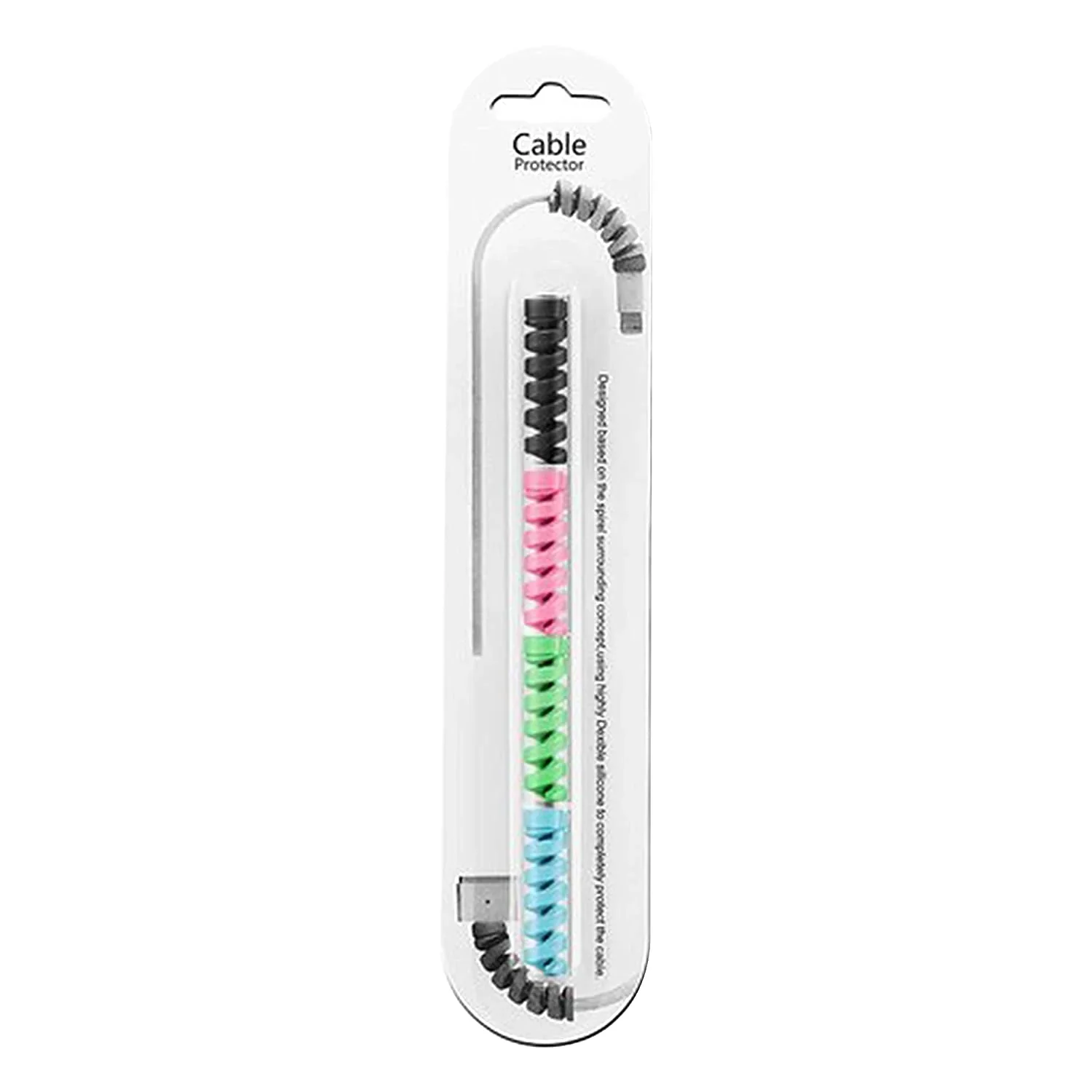 Spiral Charger Spring Cable Protector Data Cable Saver (Pack of 4) - Image 7