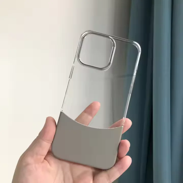 Split Transparent Premium iPhone Case - Image 15