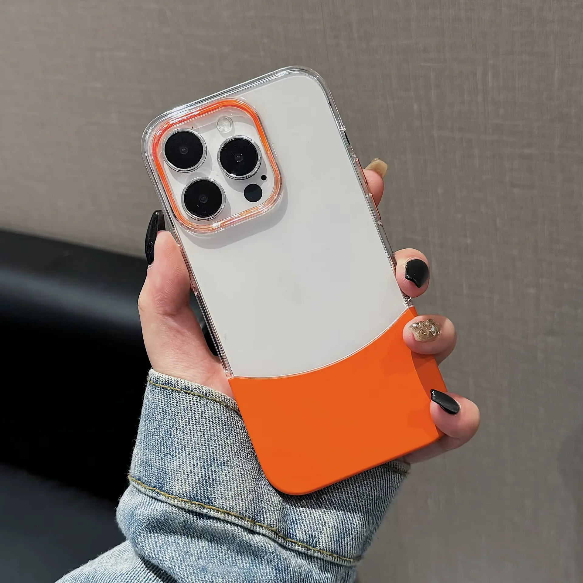 Split Transparent Premium iPhone Case - Image 6